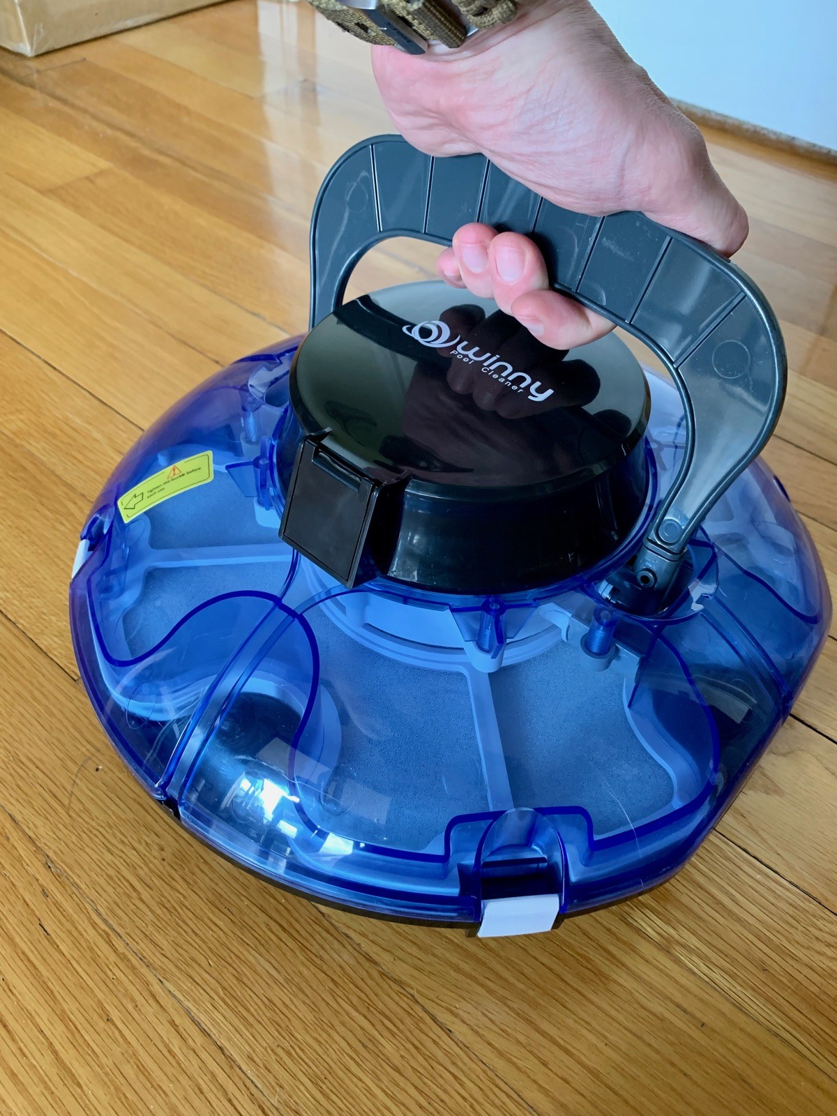 Cordless Robotic Auto Pool Vacuum Cleaner, Self-Parking, 650 Sq.Ft, 80 Min, LBB