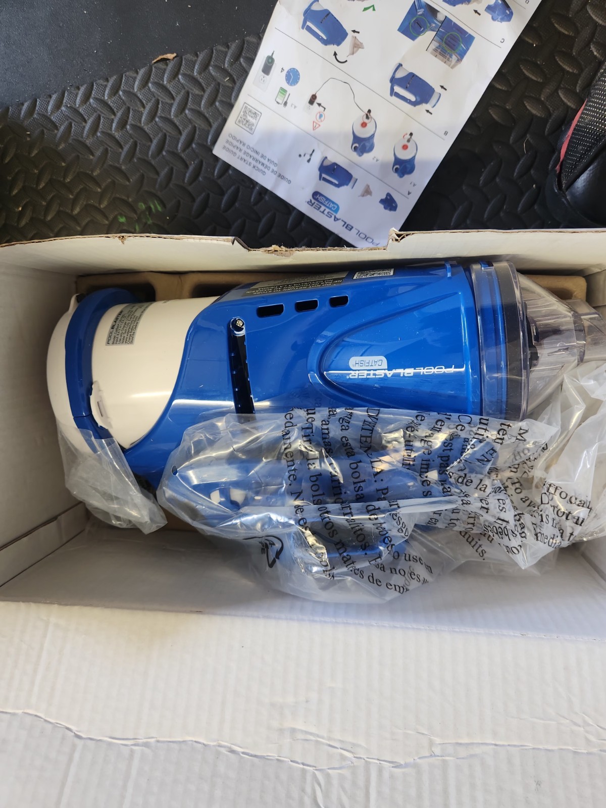 Pool Blaster Catfish Cordless Rechargeable Lithium Pool & Spa Vacuum w/ Guide