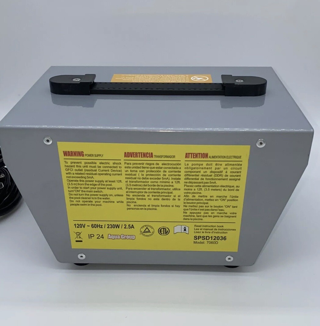 Aquabot Classic Power Supply Model 7060D, Aquabot Classic NEW