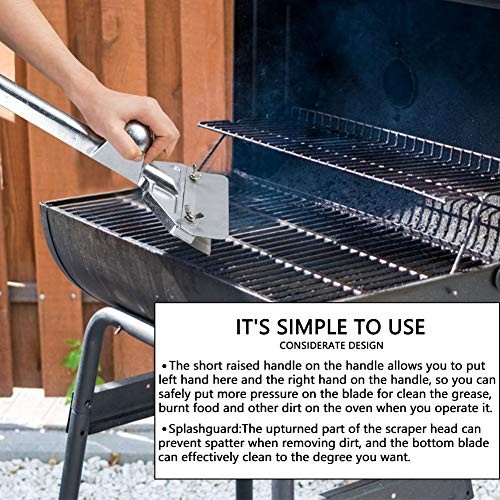 LRui Griddle Scraper Heavy Duty Grill Scraper Set with 5 griddle scraper set