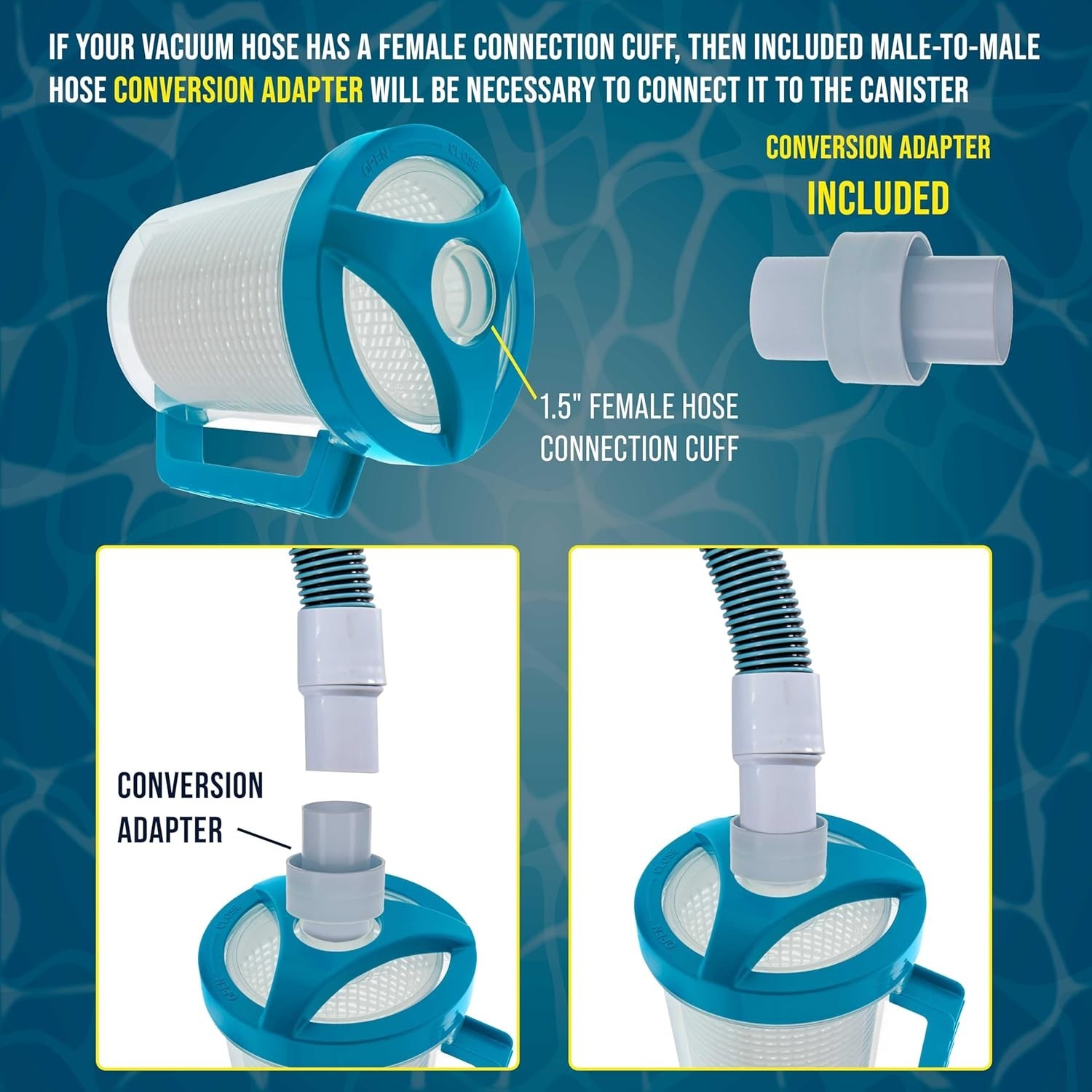 Professional In-line Leaf Canister
