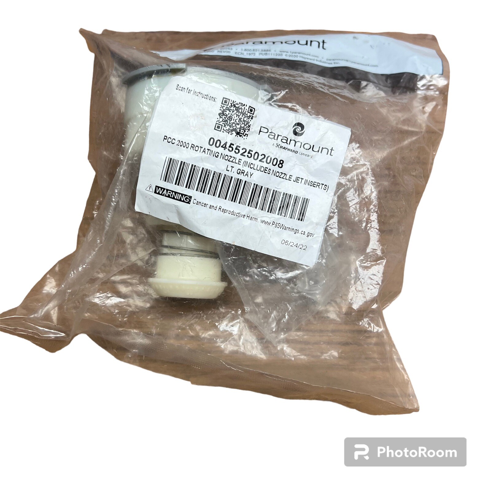 PCC2000 ROTATING NOZZLE LT GRAY 004552502008