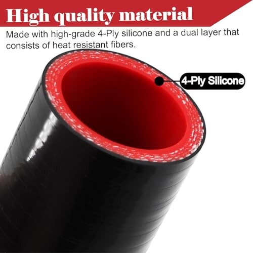 1 1/4&Prime;(32mm) Silicone Coolant Cap Vacuum Hose Plug with Clamp,High 1-1/4&Prime;(32mm)