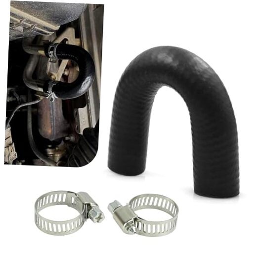Car Hose with Clamp, Heater Core Crossover Coolant Bypass Hose Kit, Sealing