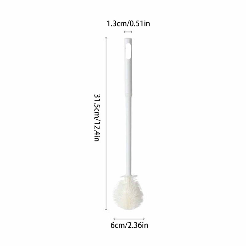Bendable Cleaning Brush Cup Scrubber Glass Cleaner Kitchen Long Handle Brush