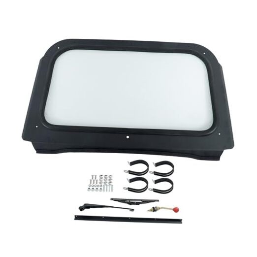 Full Glass Windshield with Wiper Replacement for Polaris RZR 570 All years 800
