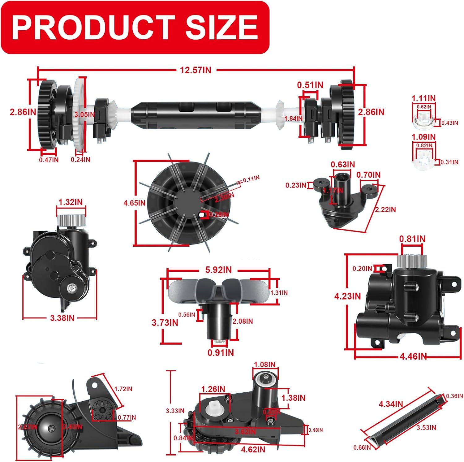 For Polaris Quattro P40 P4000 Pool Cleaner R0995100 Tune Up Kit Rebuild Parts
