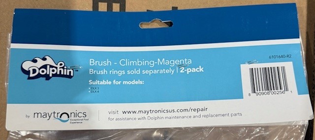 Maytronics Magenta Cleaning Brush for Dolphin DLX4, 2-Pack 6101640-R2