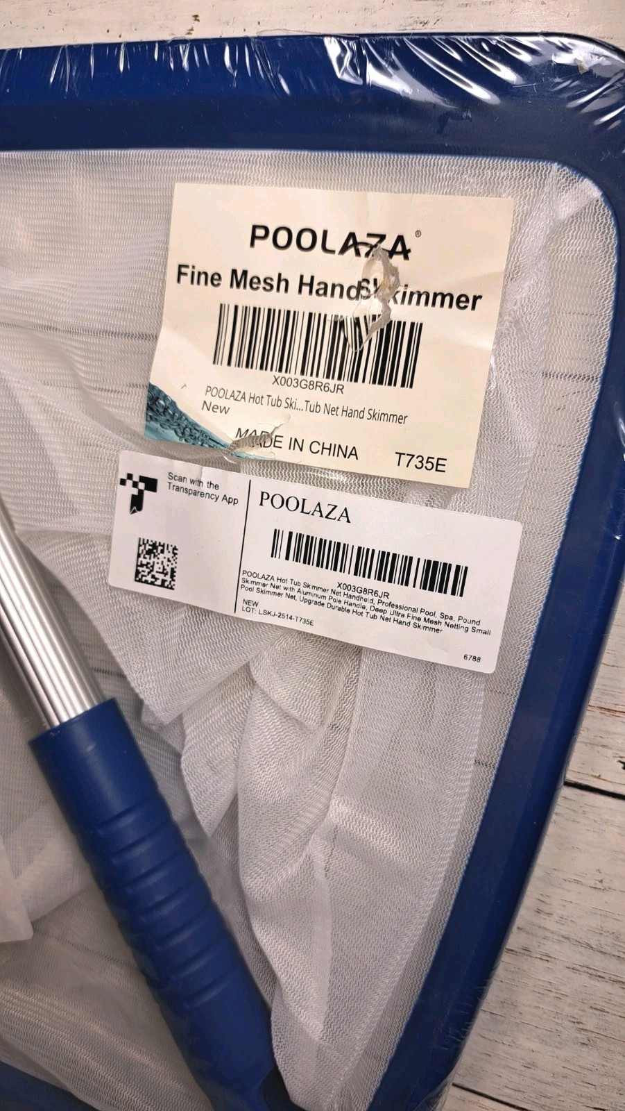 Hot Tub Skimmer Net Handheld, Professional Pool, Spa Skimmer Net with…