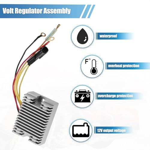 1 Pcs Motorcycle Voltage Regulator Rectifier Replacement for Polaris Hawkeye