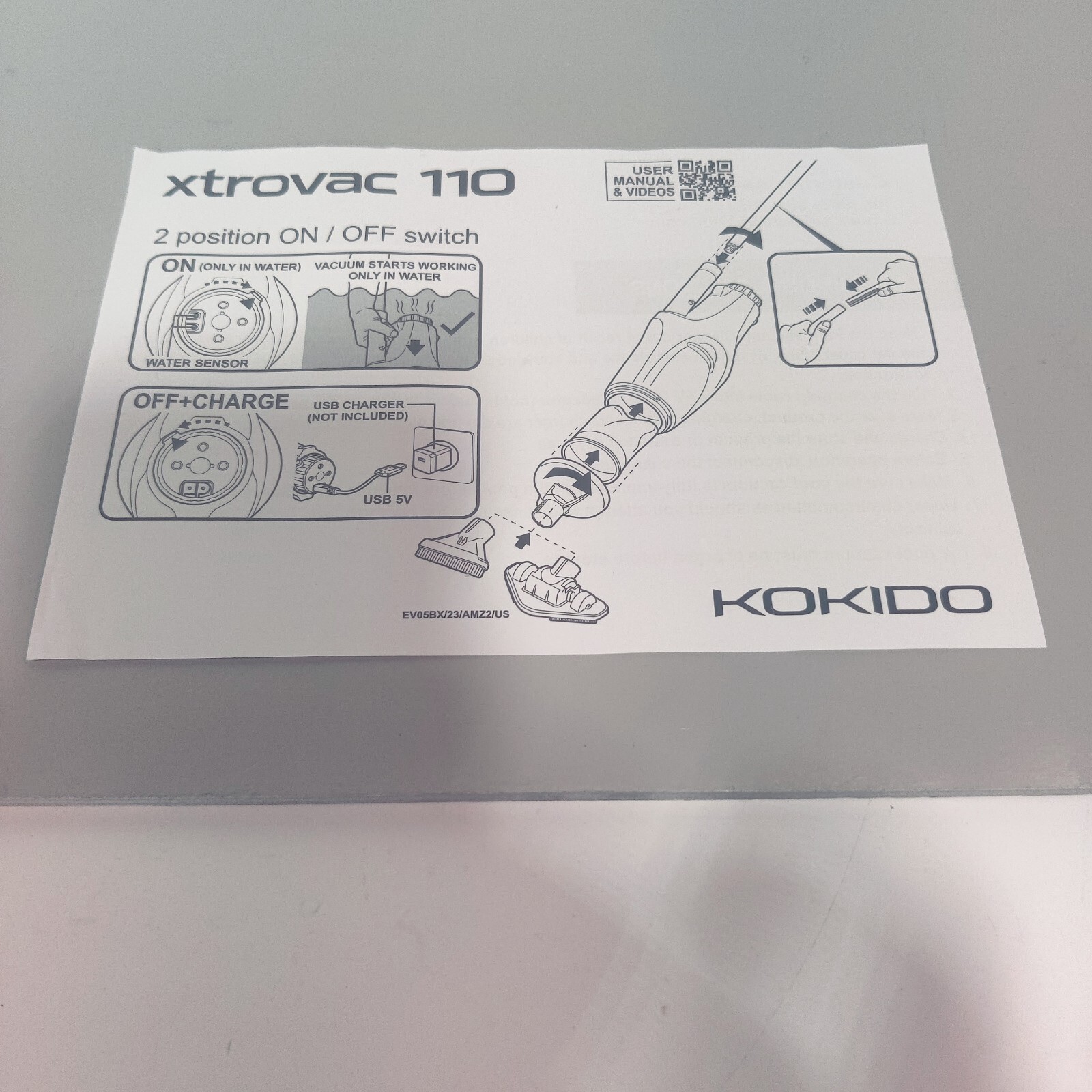 2024(upgrade)kokido Re I Spot Clean XTROVAC 110