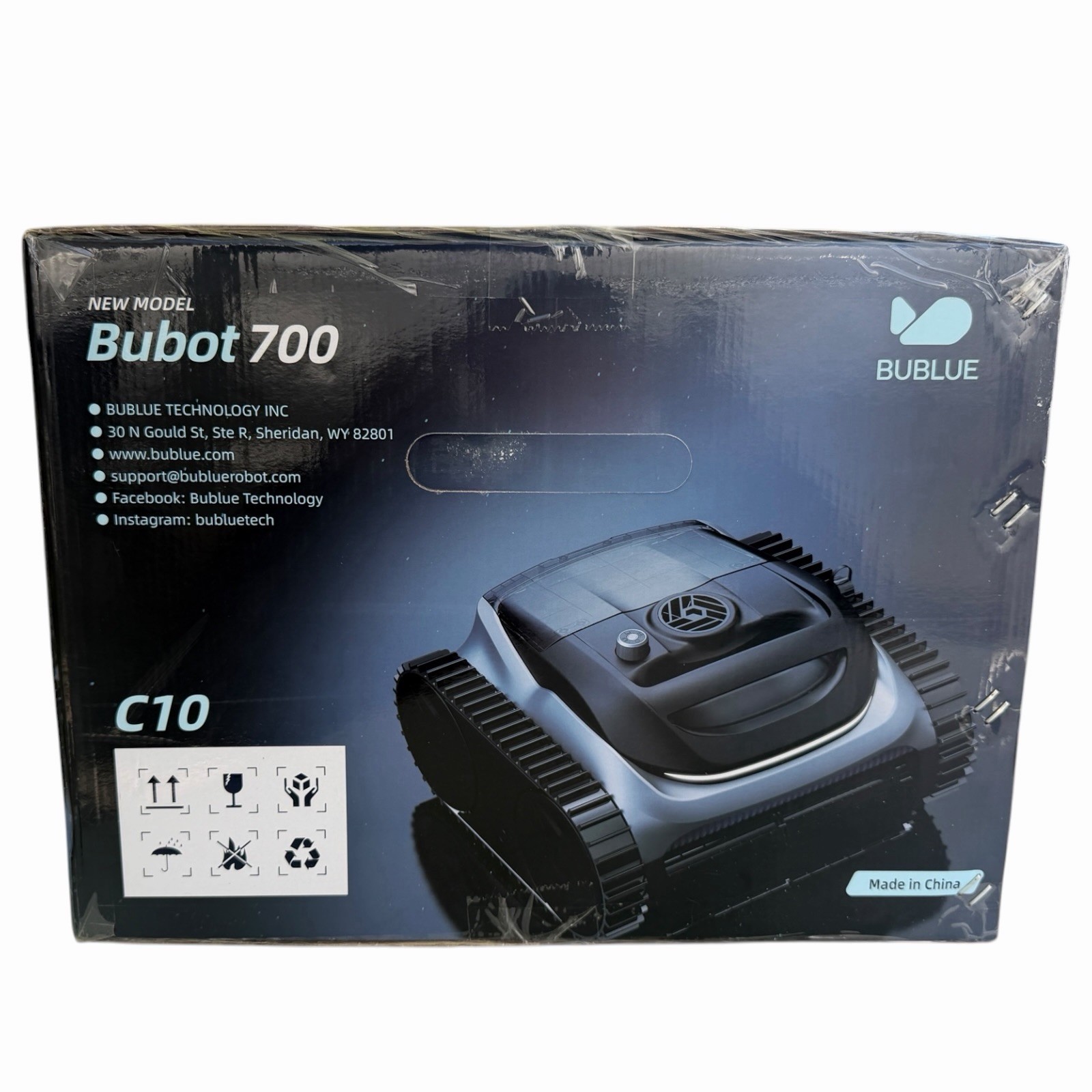 BUBLUE Bubot 700 C10 Cordless In-Ground Pool Cleaner 120 Min New Sealed