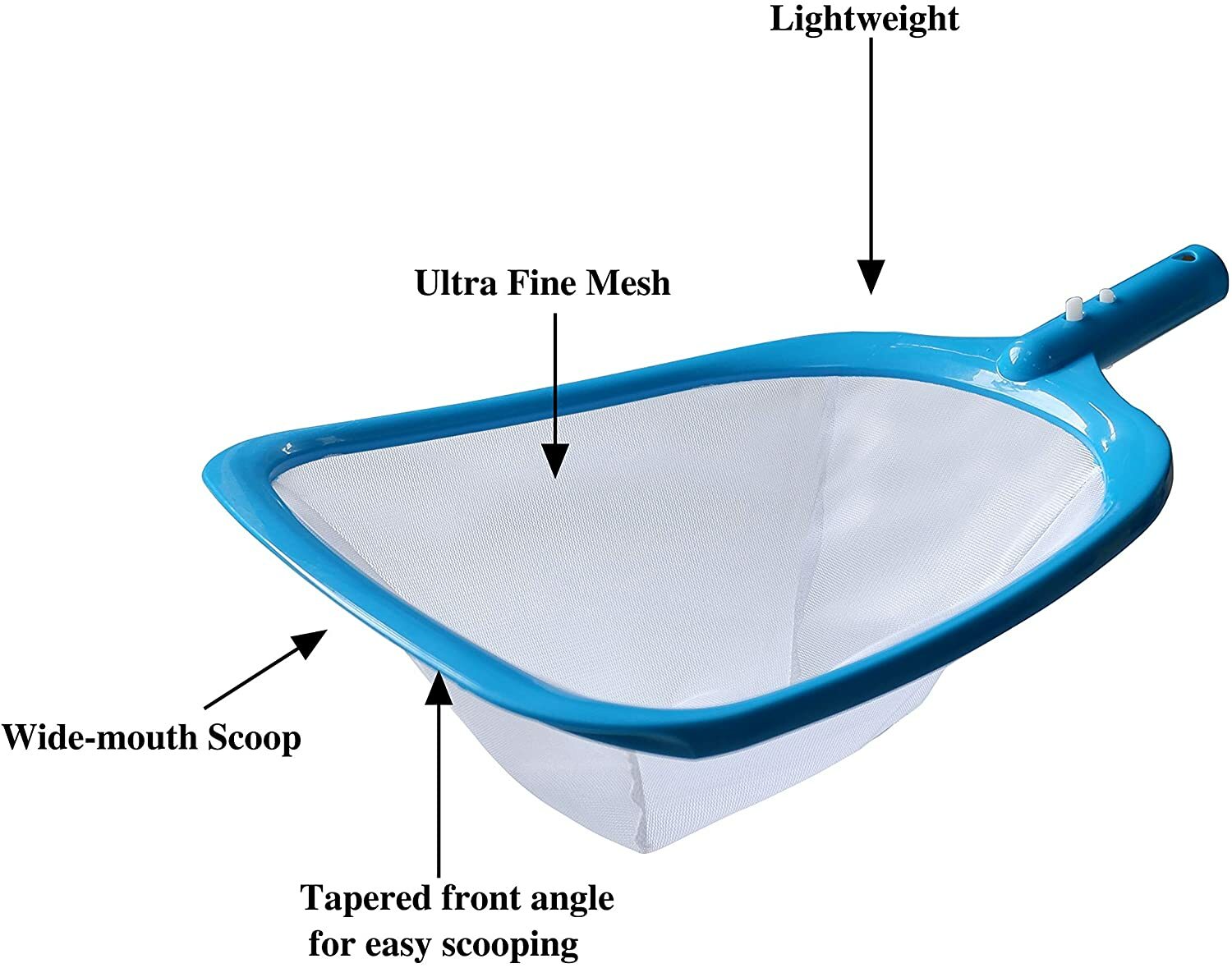 Pool Spa Leaf Skimmer Net with White Ultra Fine Mesh for Pool and Spa