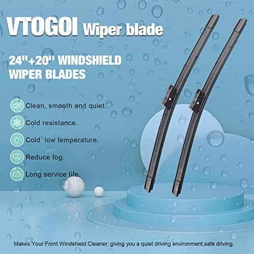 OEM Windshield Wiper Blades Replacement for Volvo XC90 2016 2017 2018 2019