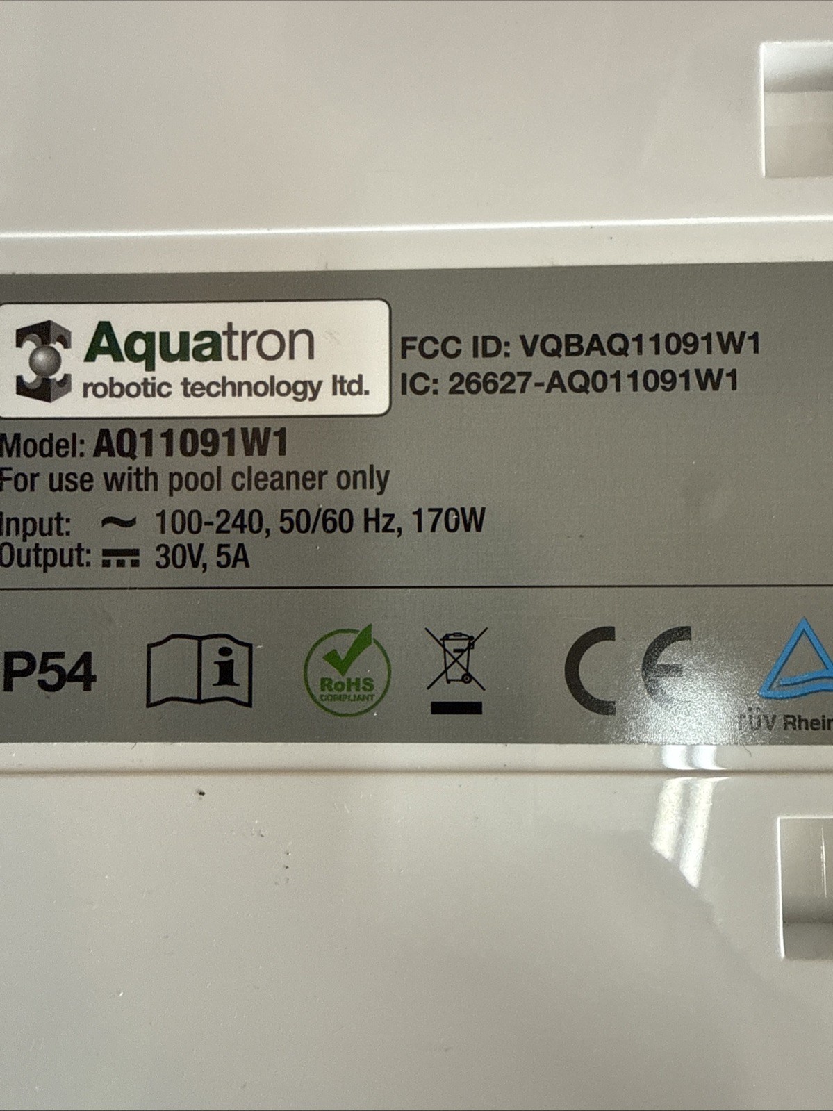 AQUATRON AQUABOT BWT Pool Robot Power Supply AS4722000 NEW w/ Warranty