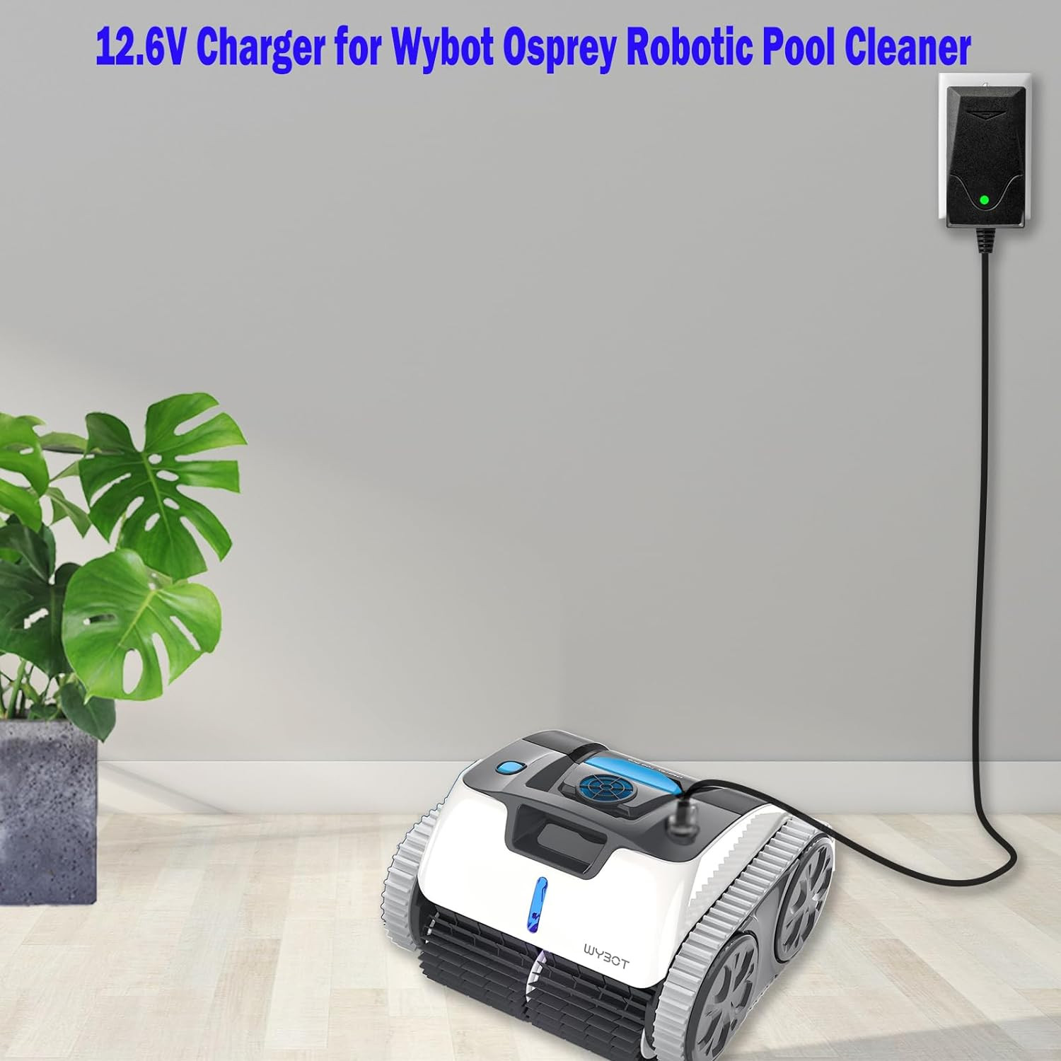 12.6V Charger for Wybot Osprey Robotic Pool Cleaner Compatible with Wybot Osprey