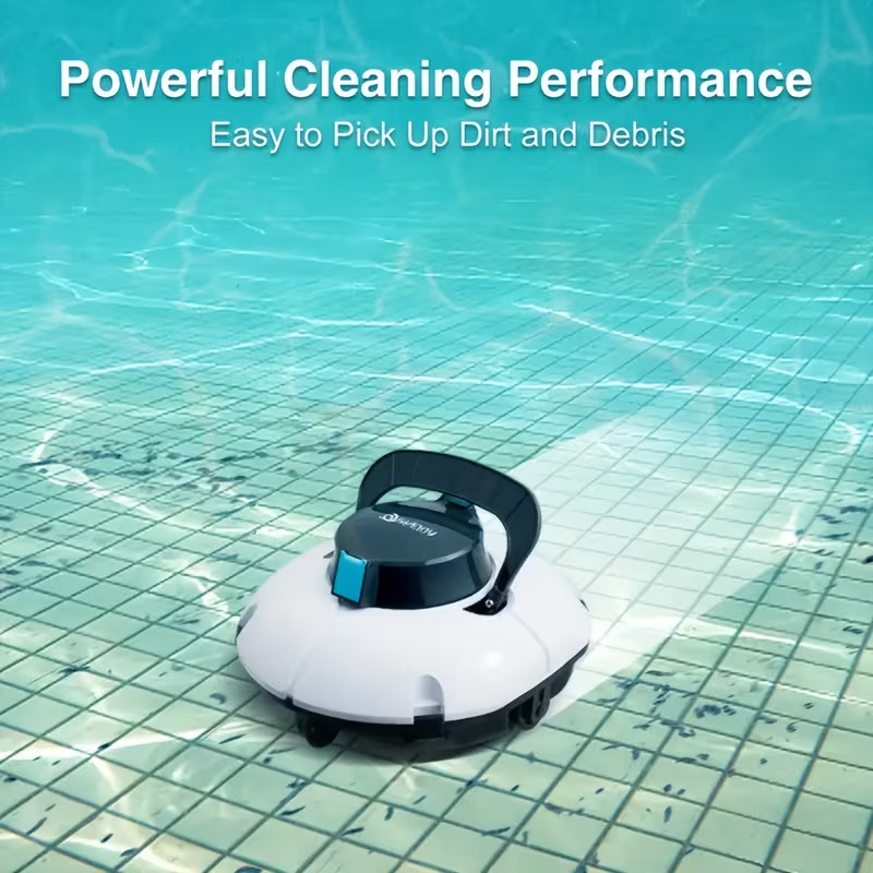 WINNY 200SE Cordless Robotic Pool Cleaner – Transparent Design Dual Motor Vaccum