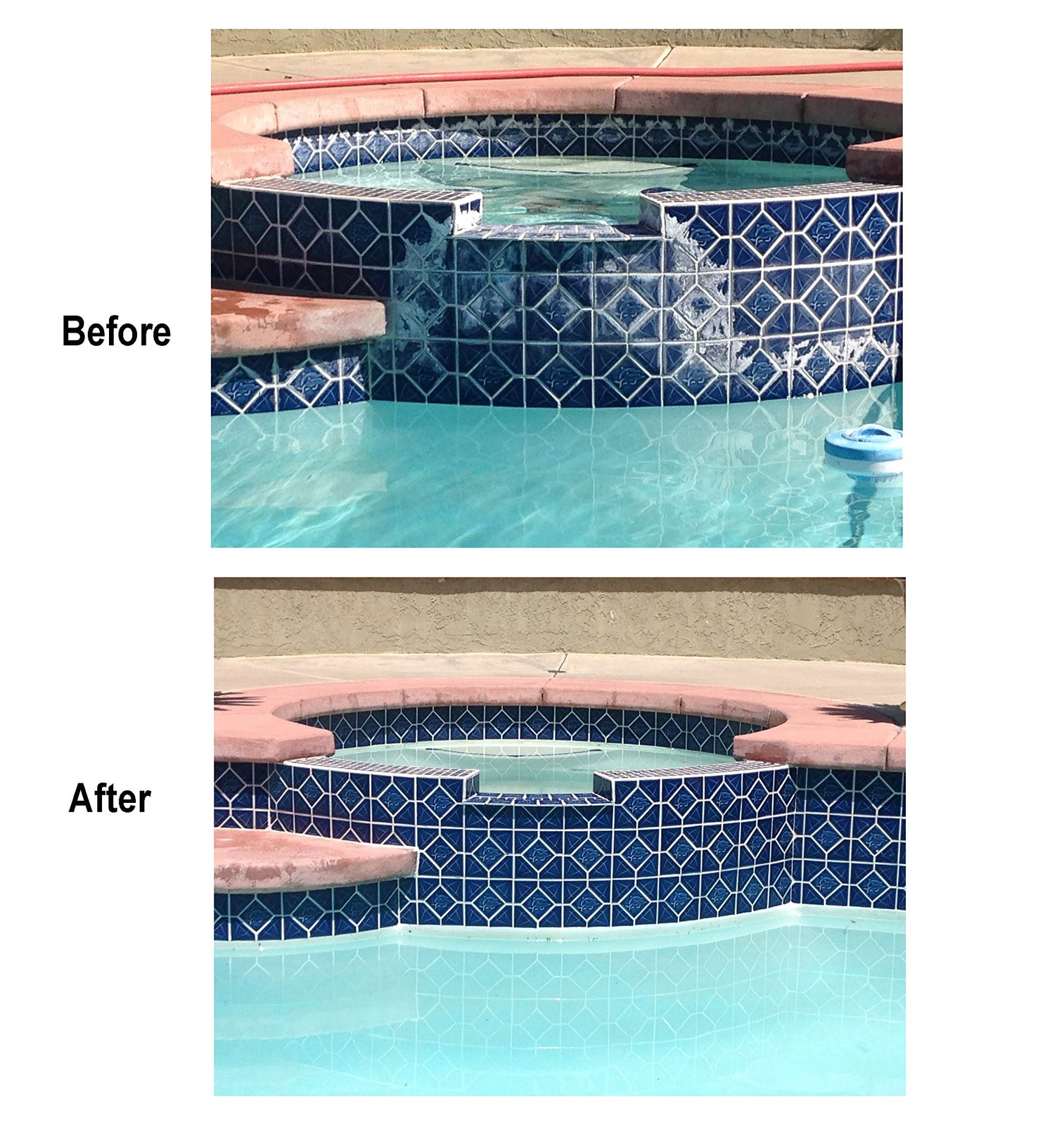 Pool Pumice Stone with EZ-Clip Handle to Reomve Erase Rust Stain Spot in…