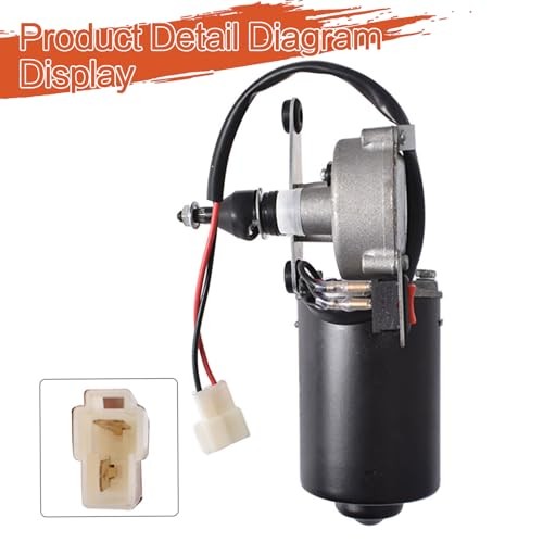 12V Electric Windshield Wiper Motor Hard Coated Kit Replacement for Polaris
