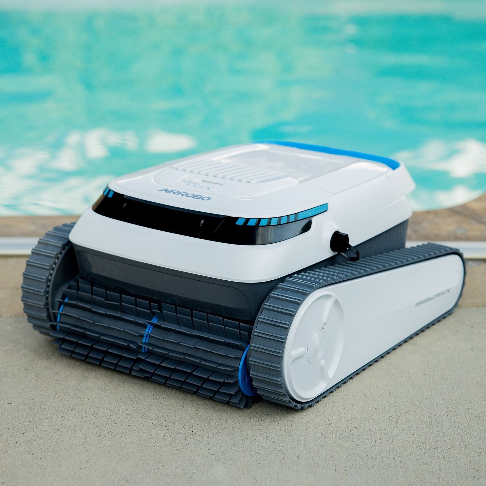 Cordless Robotic Pool Cleaner Wall Climbing Floor Waterline 120Min 4L Filter