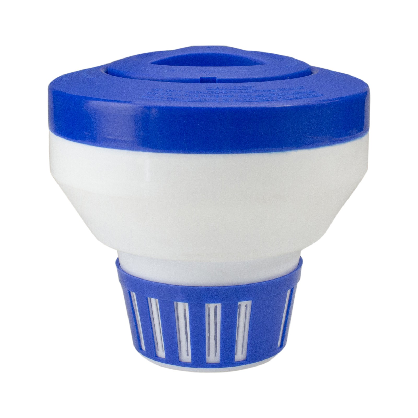 Northlight 7.5&Prime; Classic Blue and White Floating Swimming Pool Chlorine Dispenser