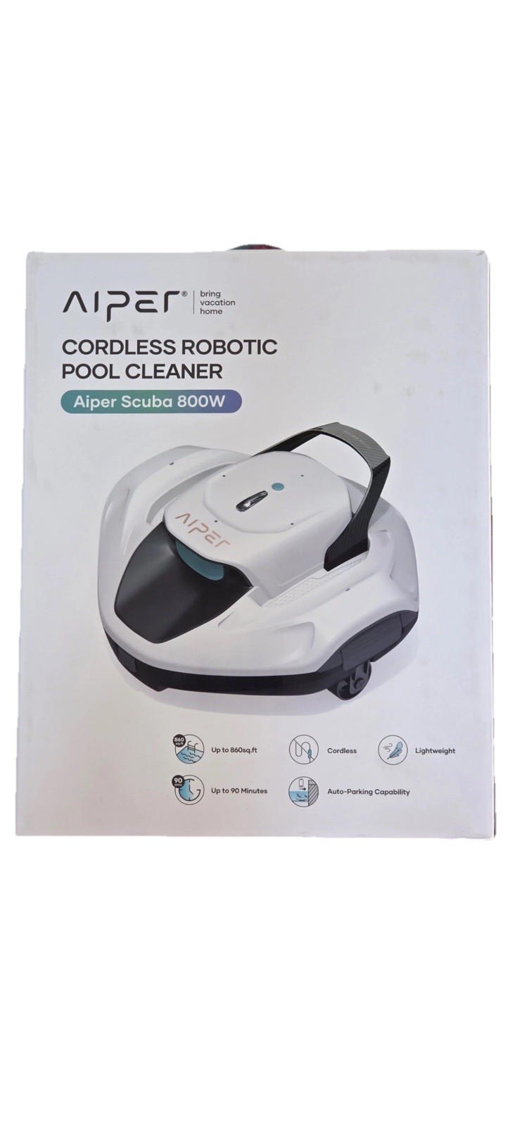 Aiper Scuba 800W Cordless Robotic Automatic Pool Cleaner for All Pools NEW