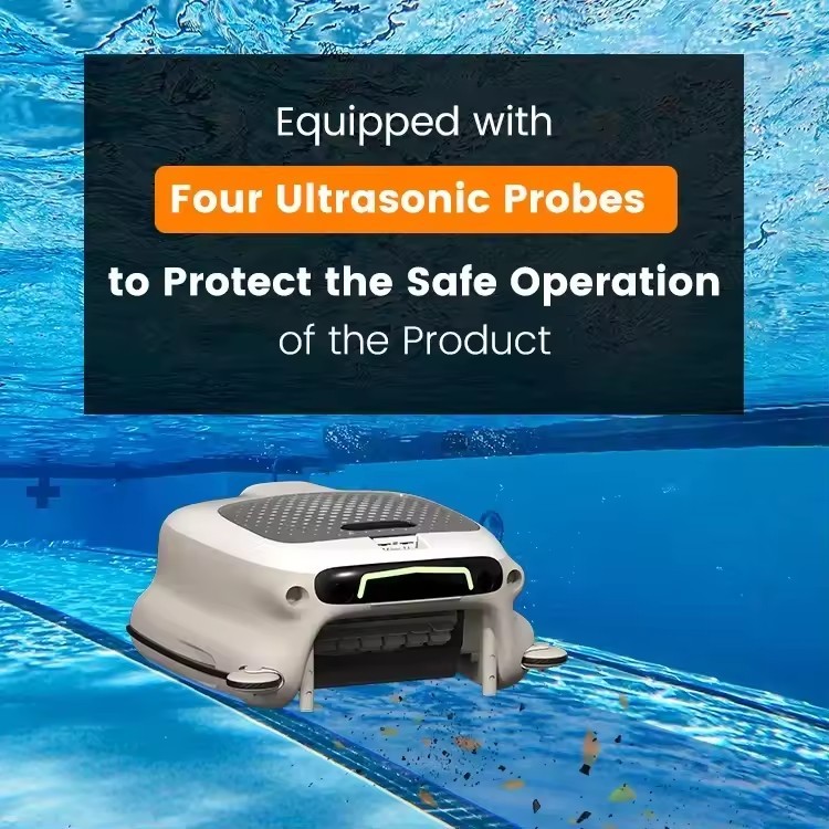 Pool Surface Skimmer Robot Automatic Pool Cleaner 2000sq.ft IPX7 Cordless Remote