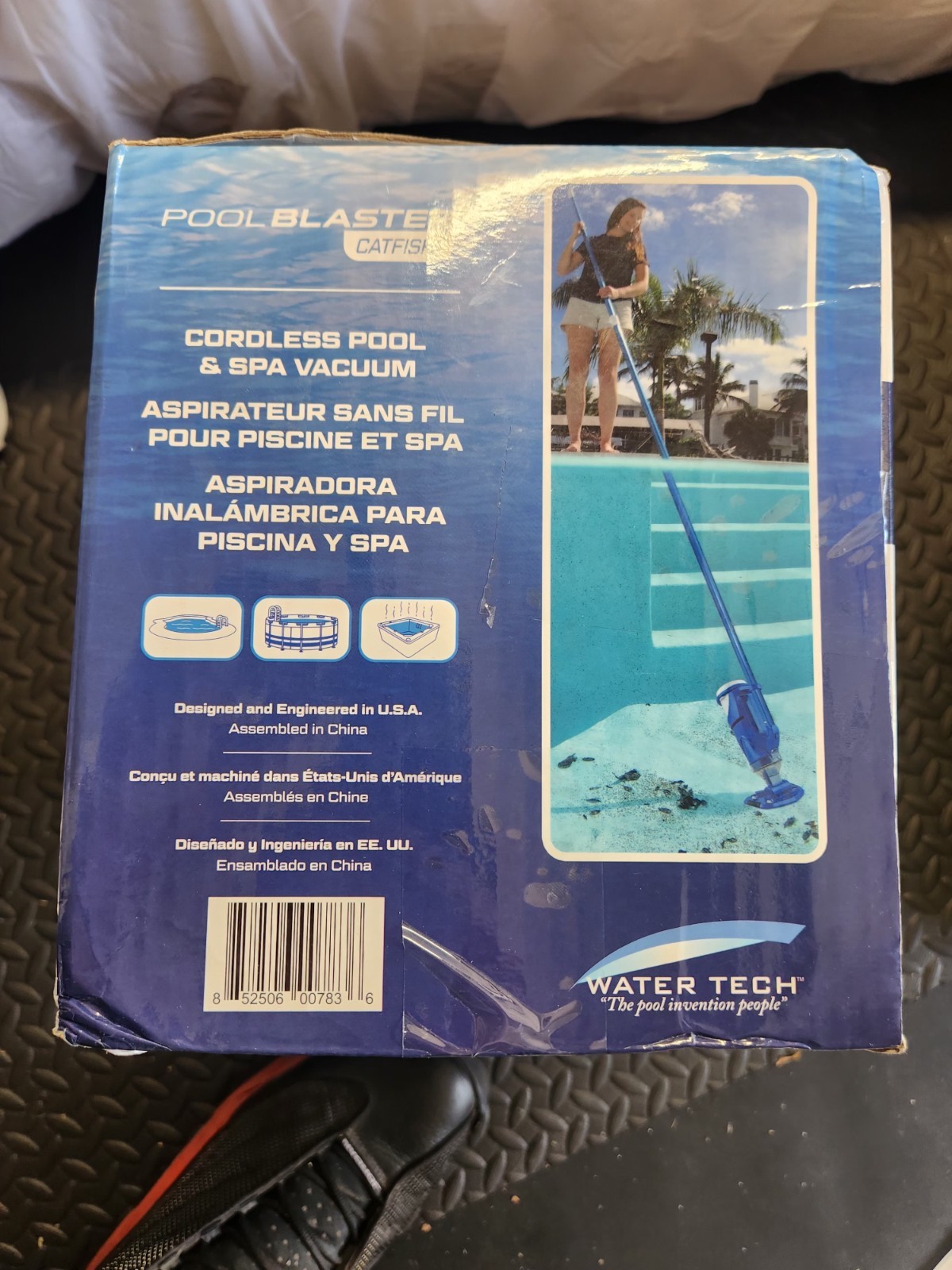 Pool Blaster Catfish Cordless Rechargeable Lithium Pool & Spa Vacuum w/ Guide