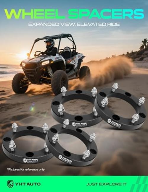 4x156mm Wheel Spacers 1 inch Compatible with Polaris RZR 900 2015-2017, RZR
