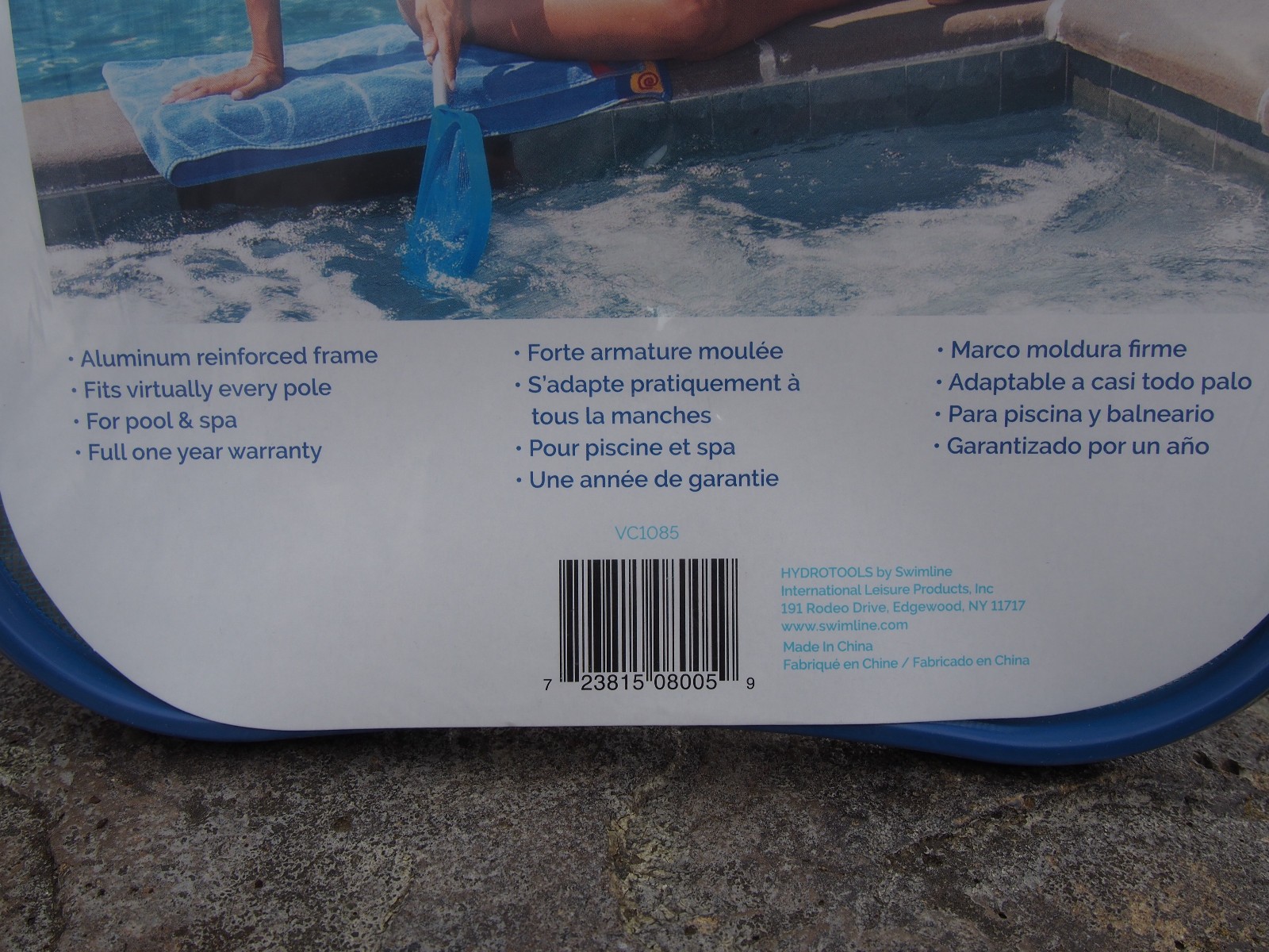 Swimline Hydrotools 8005 Swimming Pool Residential Leaf Skimmer Net Head Cleaner