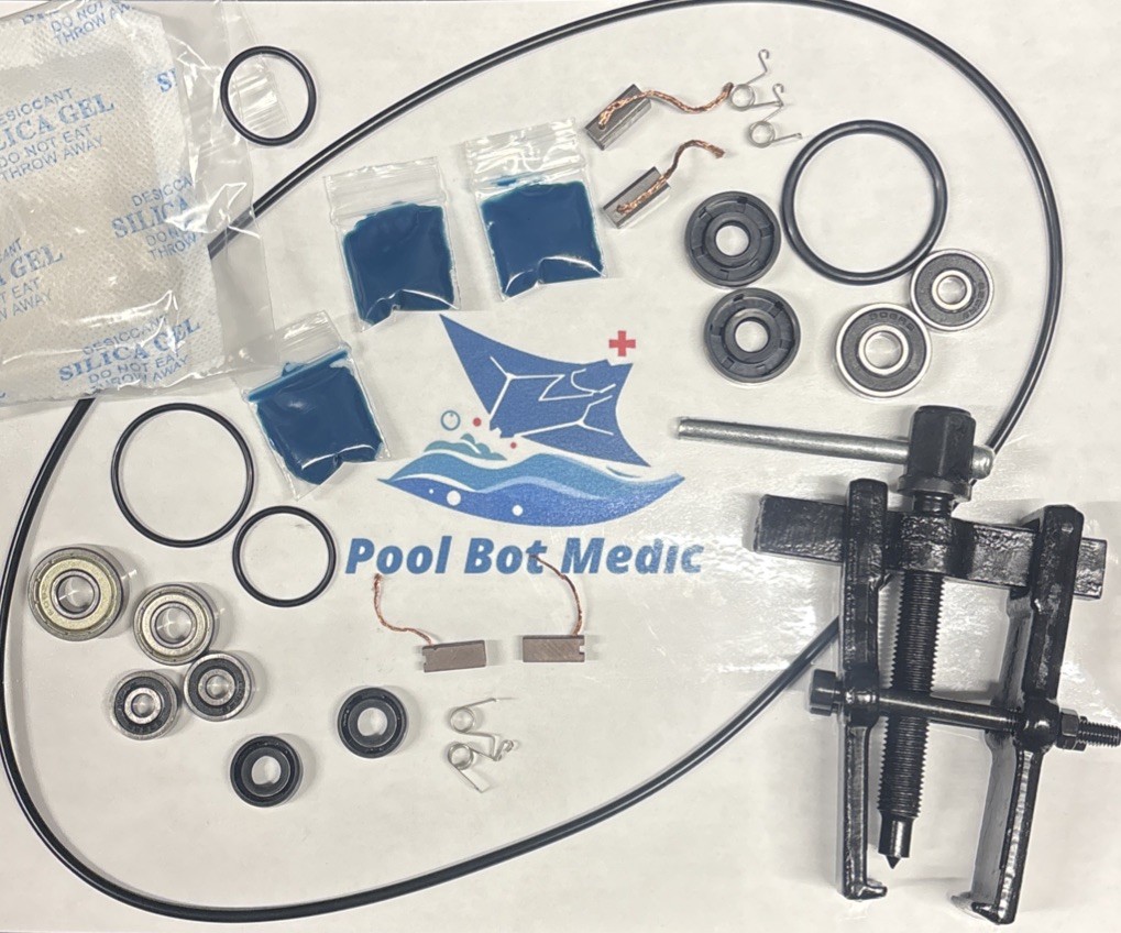 Maytronics Dolphin READ PREMIER ROBOT Motor Unit Complete Rebuild Kit W Puller