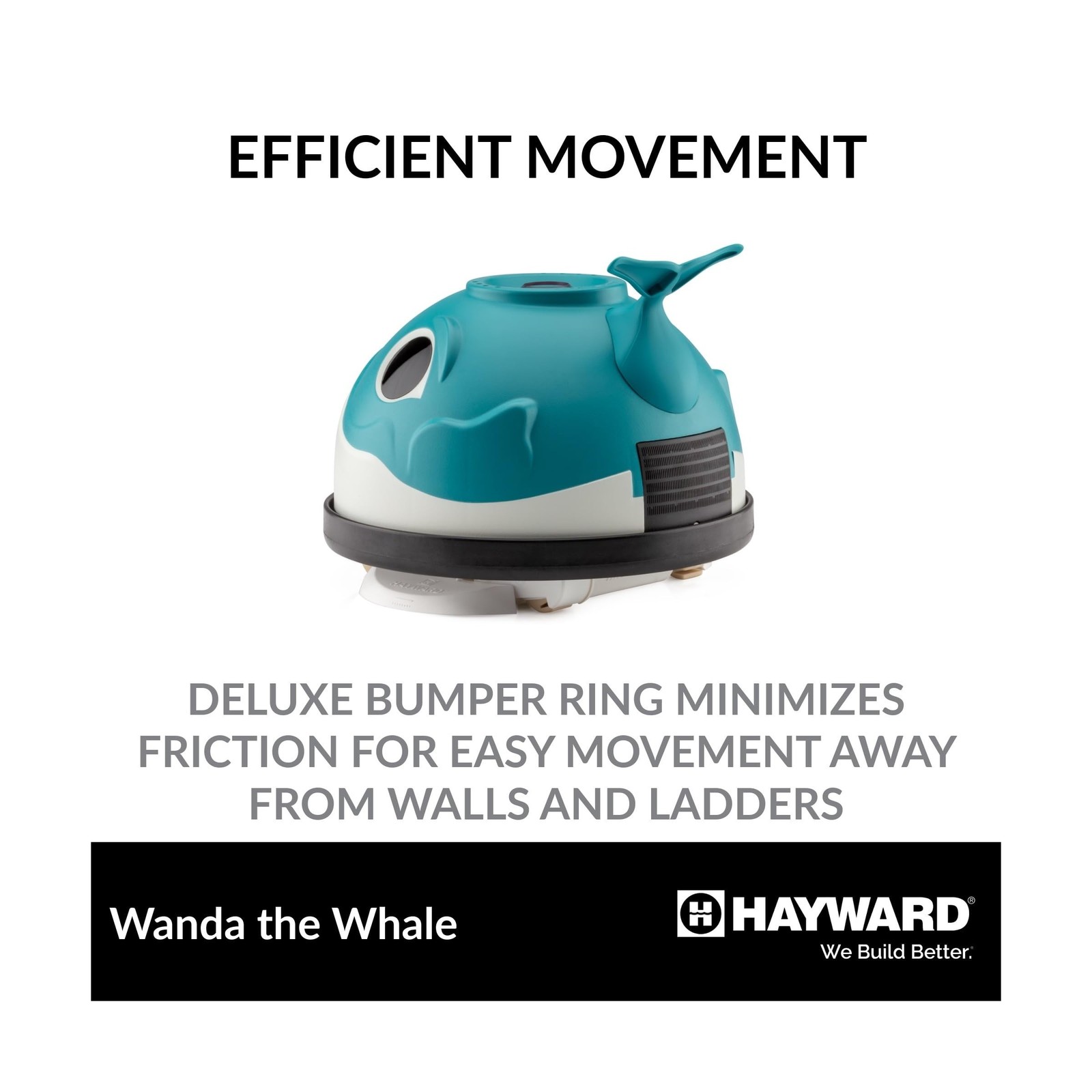 Hayward W3900 Wanda the Whale Above-Ground Suction Pool Cleaner for Any Size …