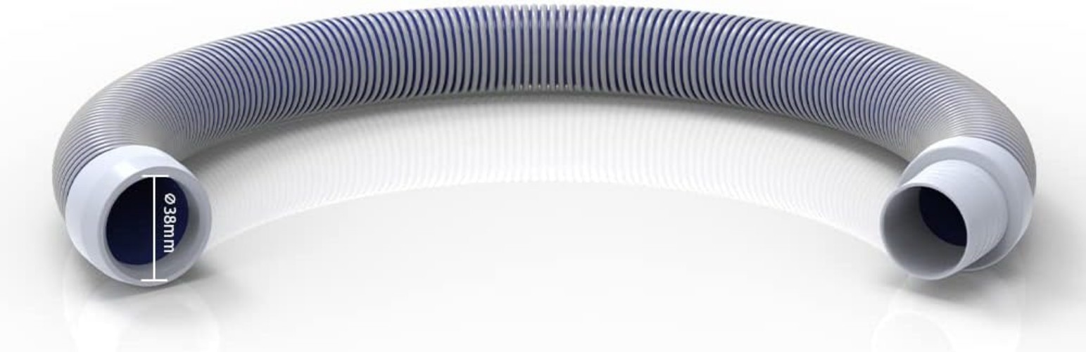 Professional 26ft Swimming Pool Vacuum Hose, 1.5” for All Automatic Cleaners