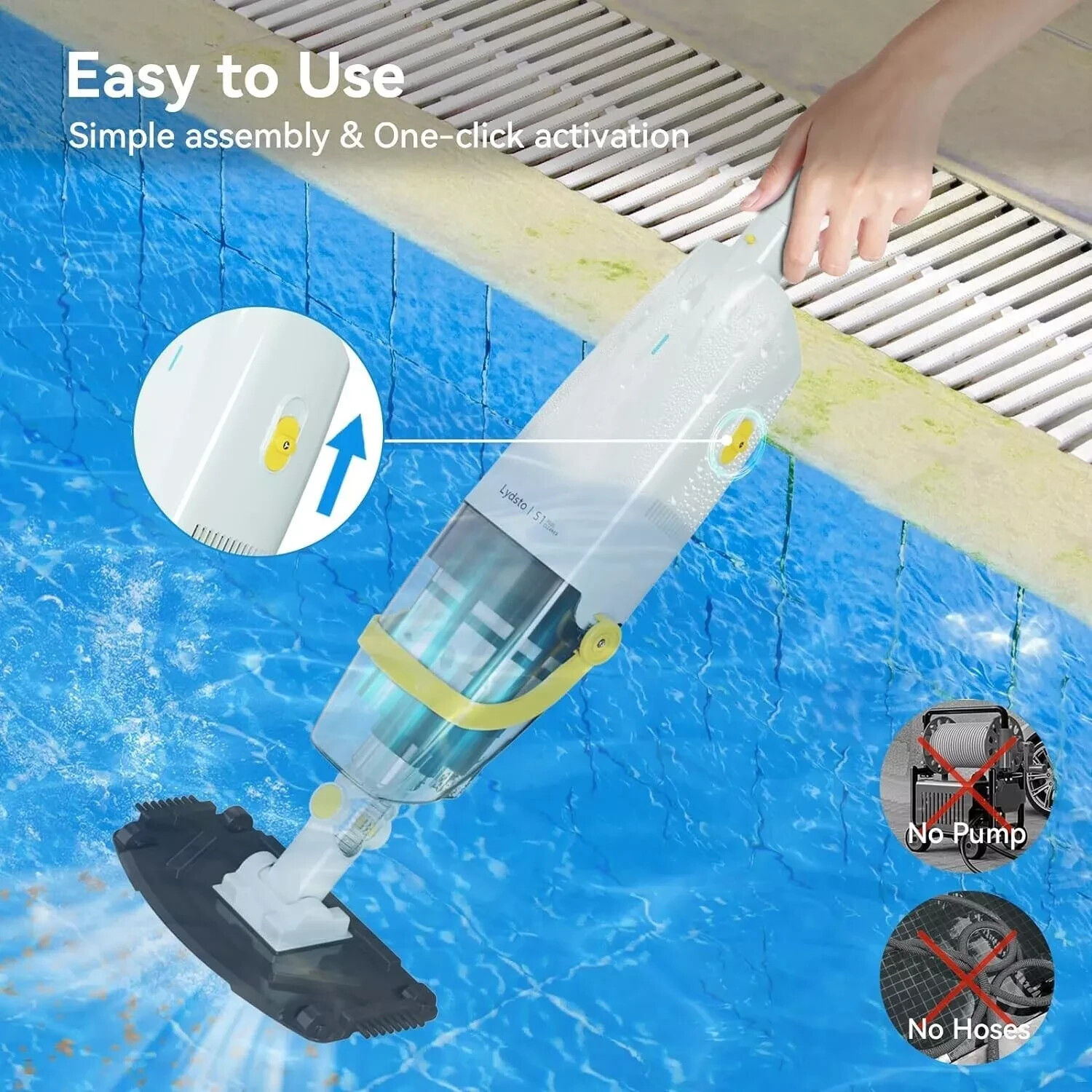 Lydsto S1 Handheld Cordless Pool Vacuum Brand New Factory Packaged