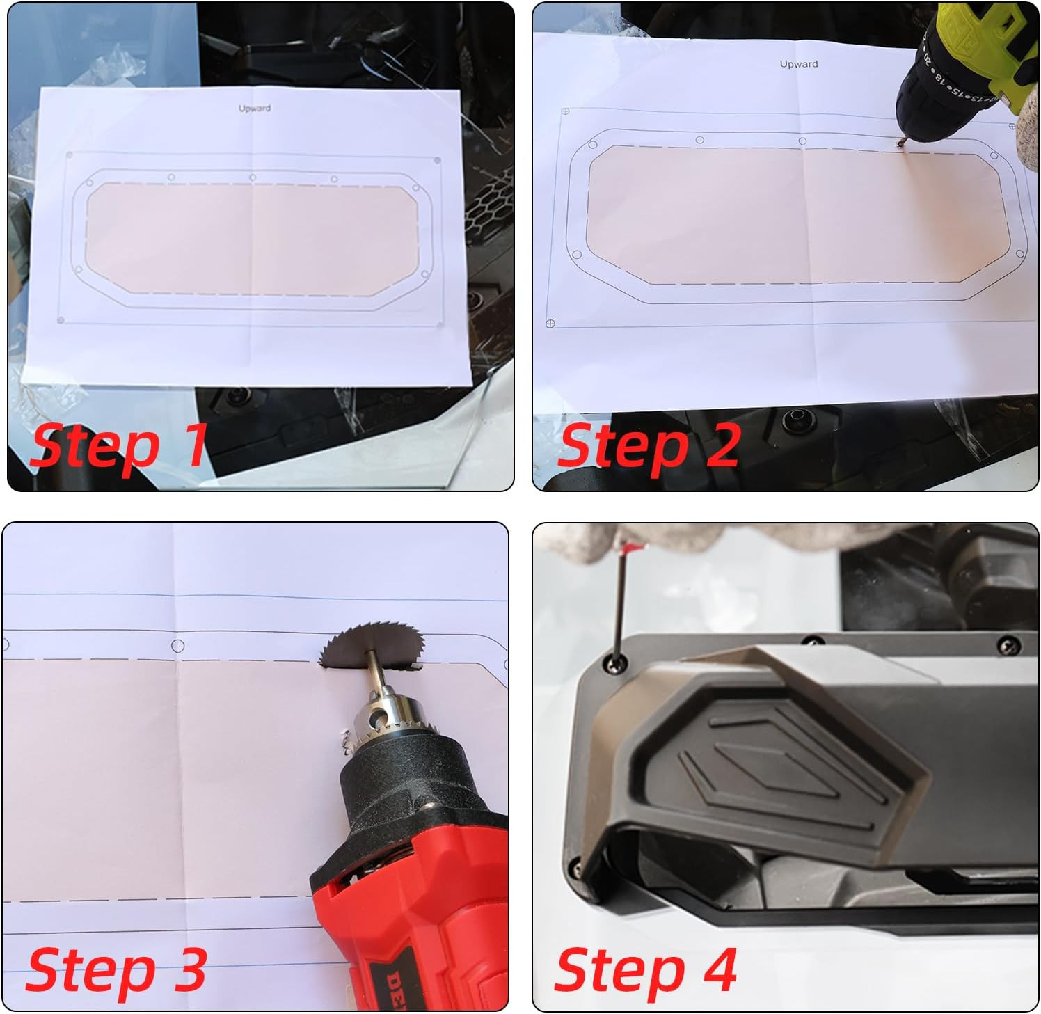2PCS UTV Windshield Vents UTV Roof Vents Compatible with Polaris RZR General Ran