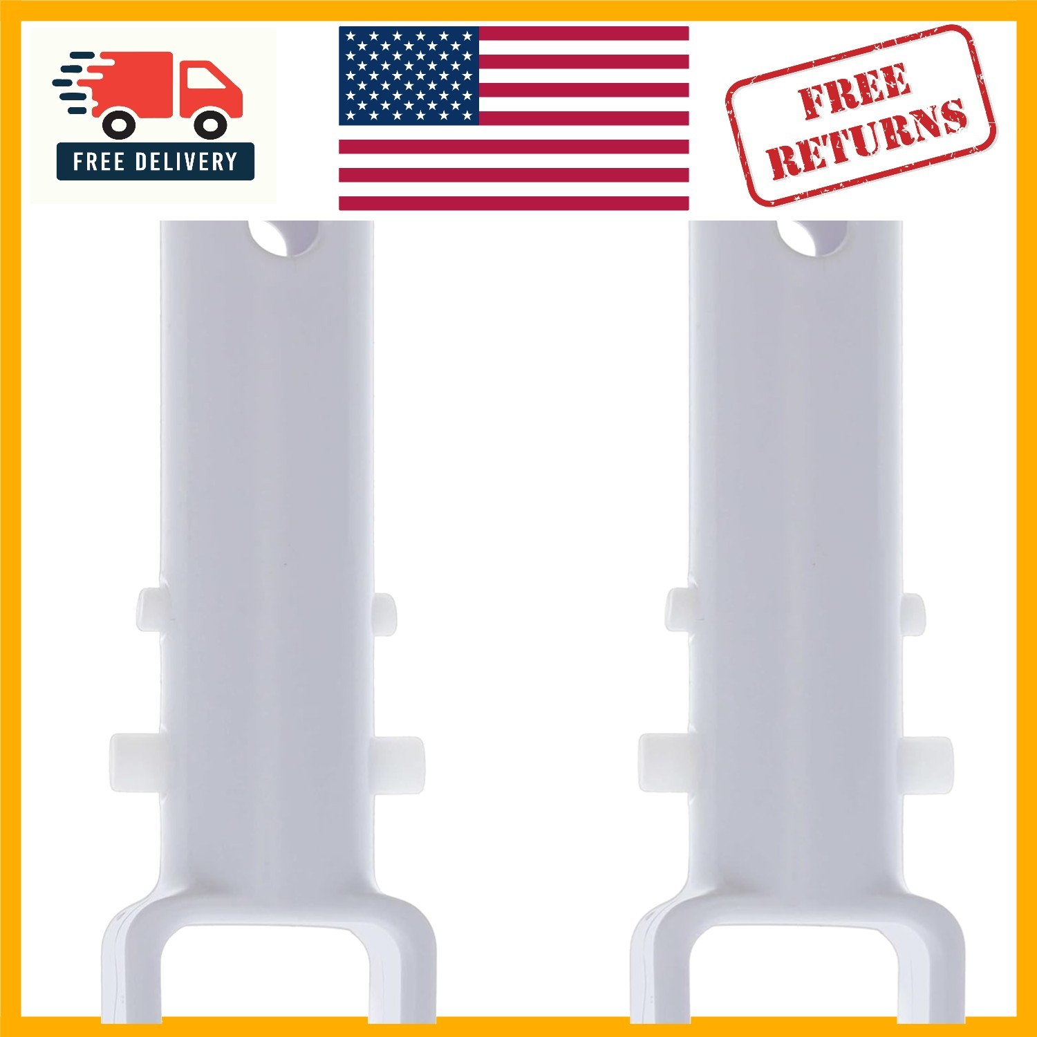 Effortless Pool Maintenance with 2 Sturdy Vacuum Handles – Fits 1-1/4&Prime; Poles