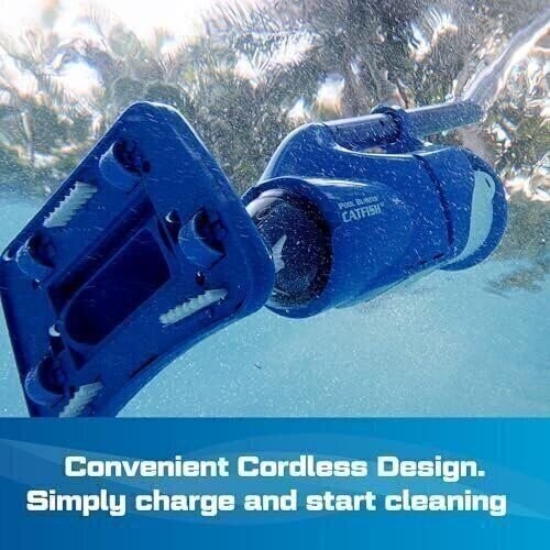 POOL BLASTER Cordless Rechargeable Pool Vacuum for Hut Tubs, Above Ground and…