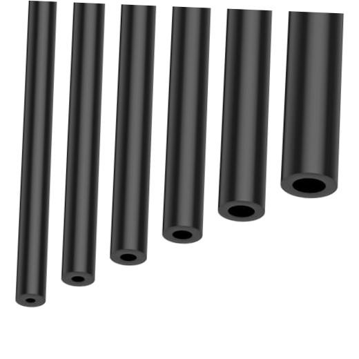 Vacuum Hose Automotive, 1/8&Prime; 5/32&Prime; 3/16&Prime; 1/4&Prime; 5/16&Prime; 3/8&Prime;ID High Black