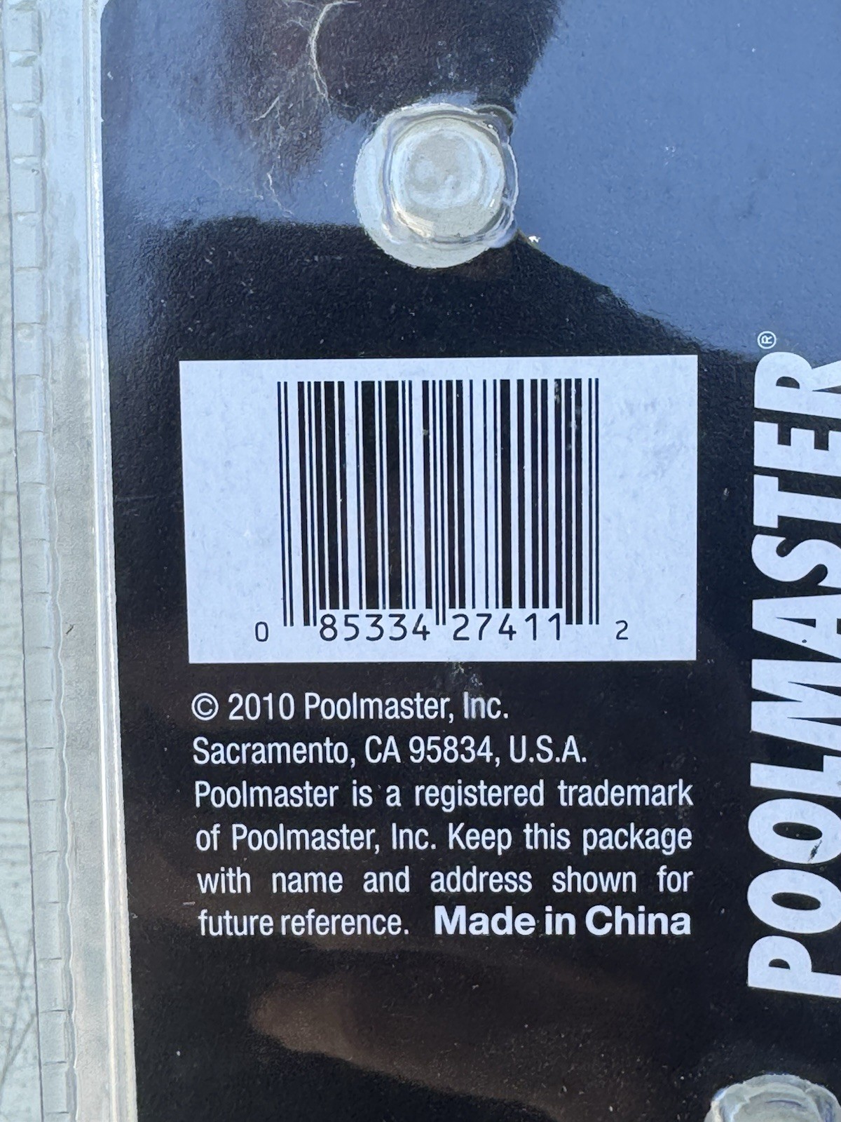 Premier Vinyl Liner Vacuum Head Poolmaster Model No 27411 – BRAND NEW 2010 VTG