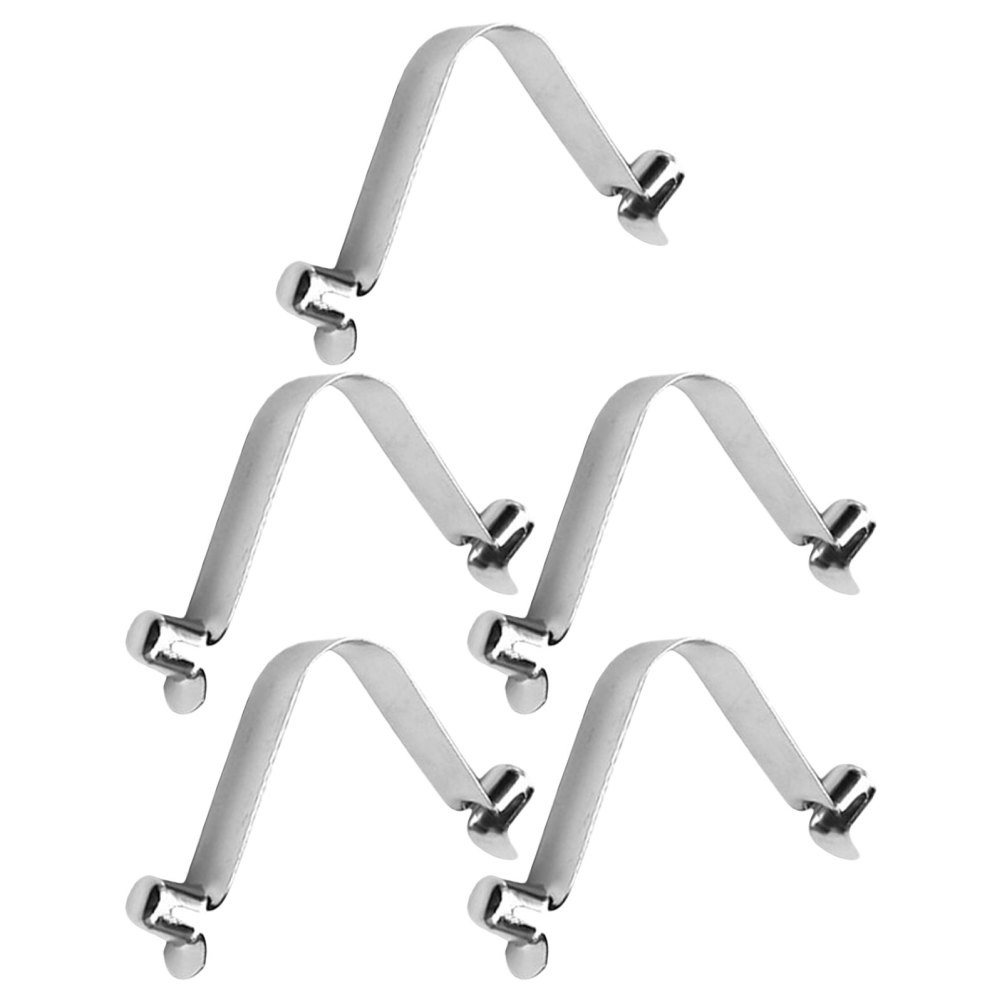 5pcs Stainless Steel V-Clips for Pool – 8mm Poles Butterfly Clips – Pool