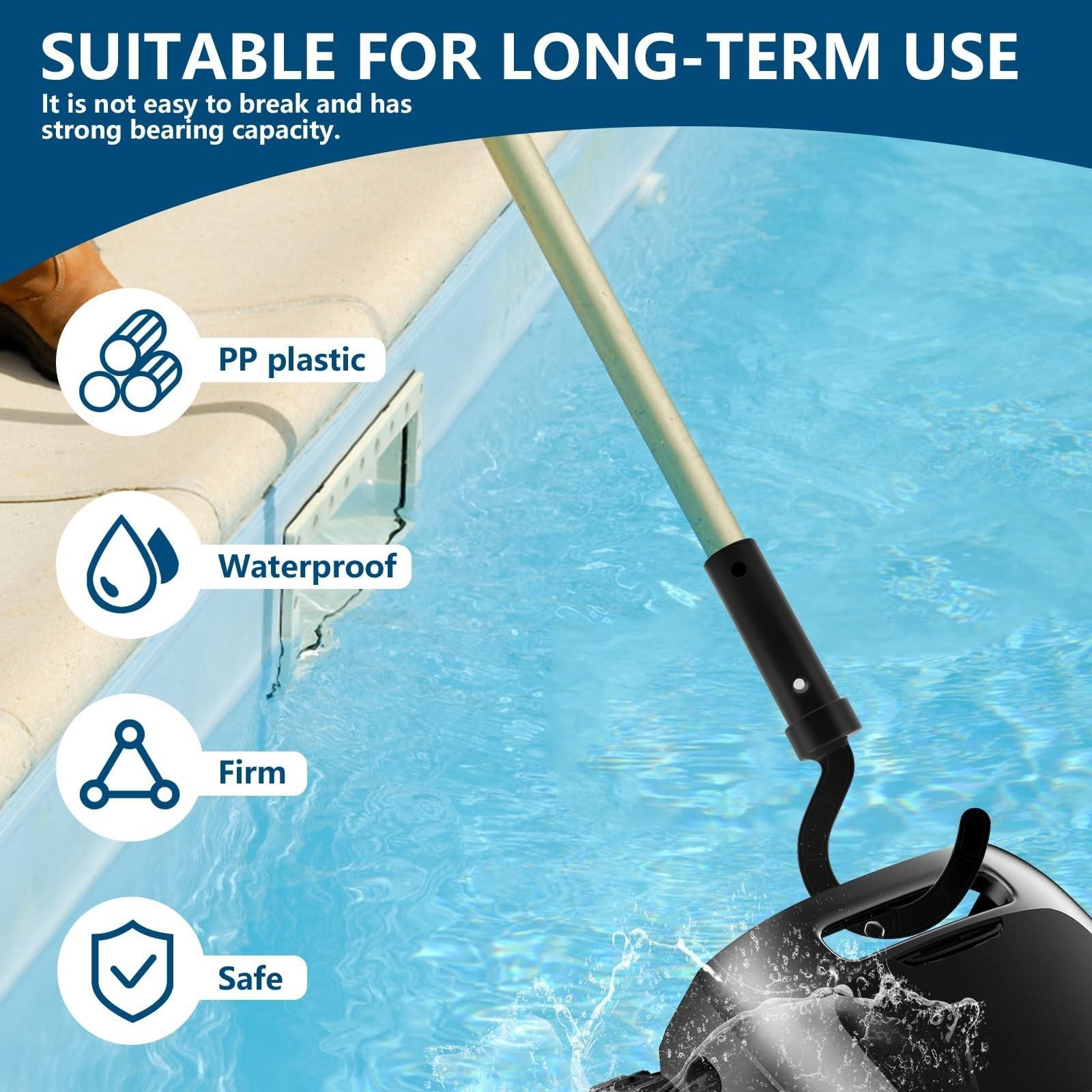 4 Pack Hook for Robotic Pool Cleaner – Universal Pool Hooks for Poles Compatible