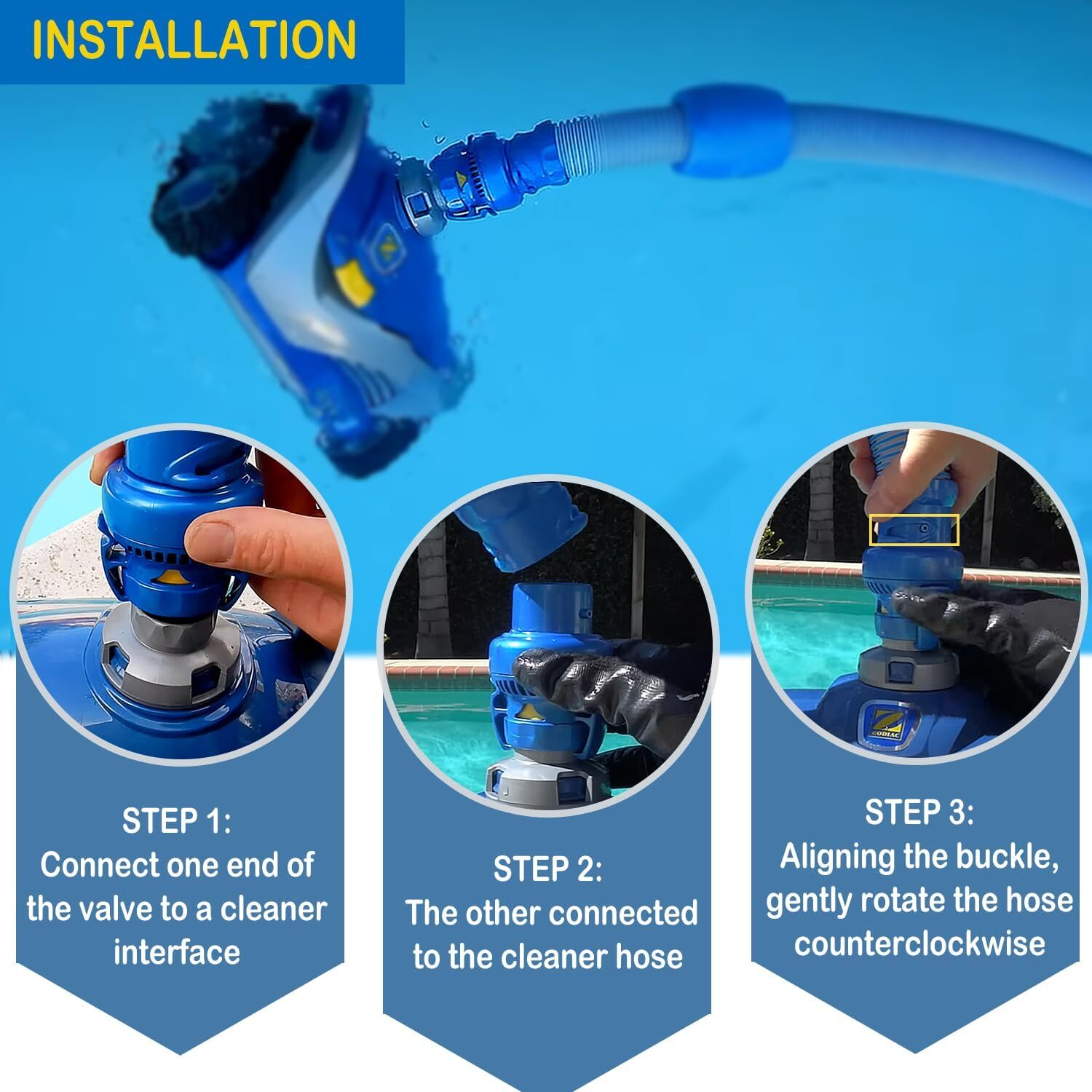 for Zodiac MX8 MX6 Inground Pool Cleaners FRV100 Baracuda Flow Regulator Valve