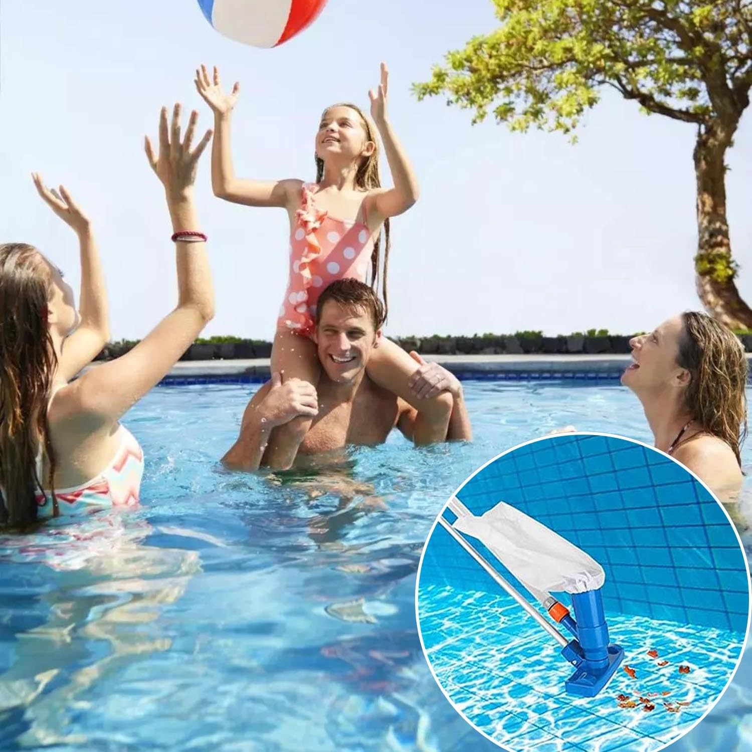 6Pack Pool Vacuum Mesh Replacement Bags, Fine Mesh Leaf Vacuum Net Bags with …