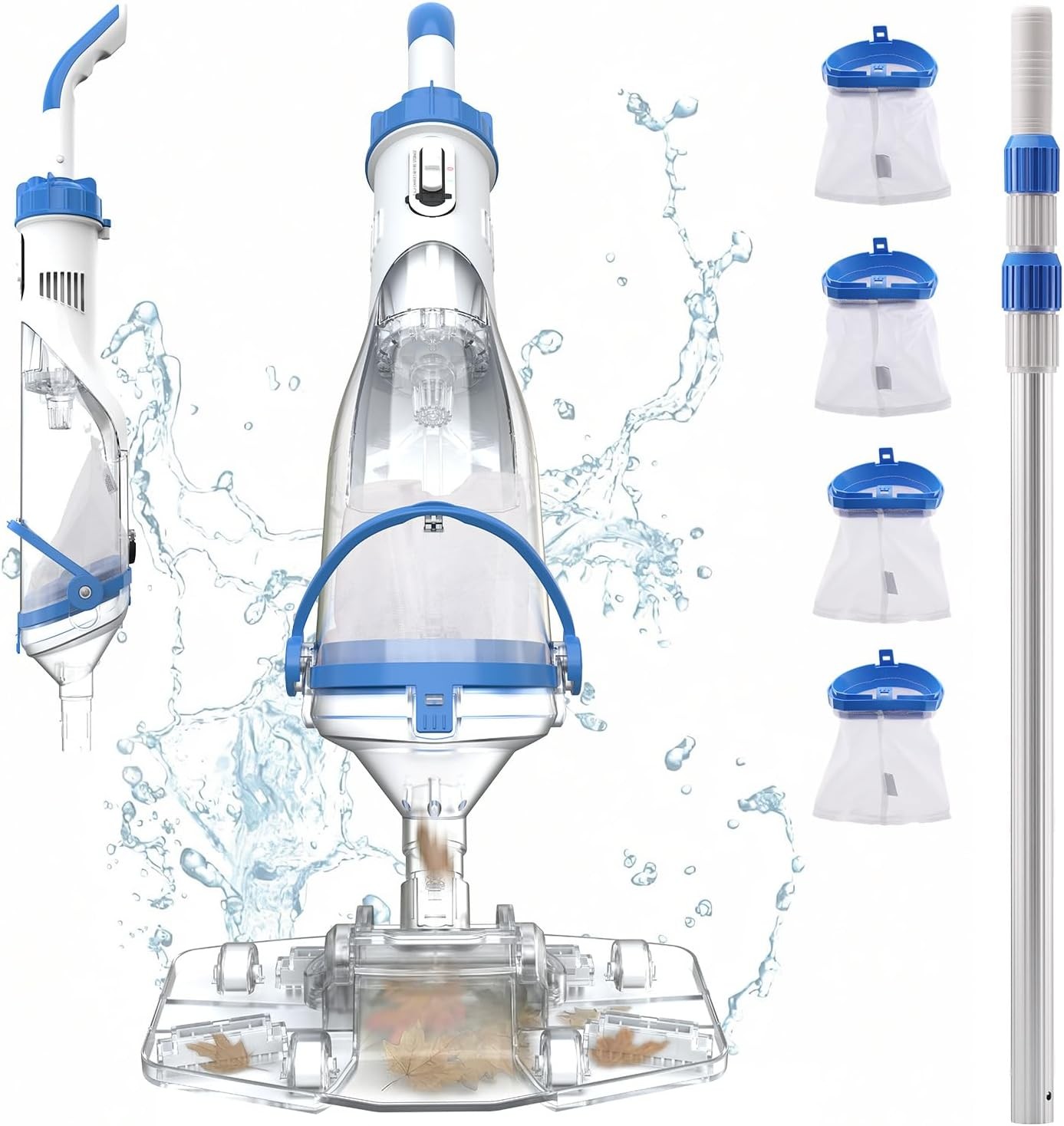 Cordless Pool Vac Above Ground Rechargeable