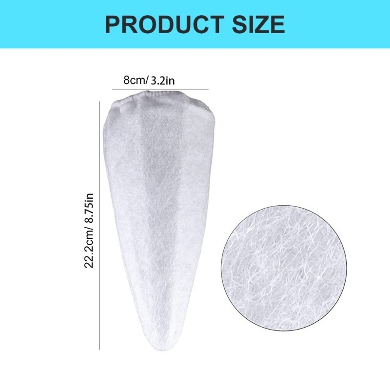 10pcs Swimming Pool Cleaning Mesh Bags Filter Cotton Bag for Mostly Pool Vacuums