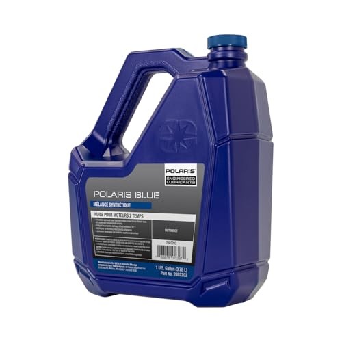 OEM Snowmobile Blue Synthetic Blend 2-Cycle Oil, For 2-Stroke 1 Gallon