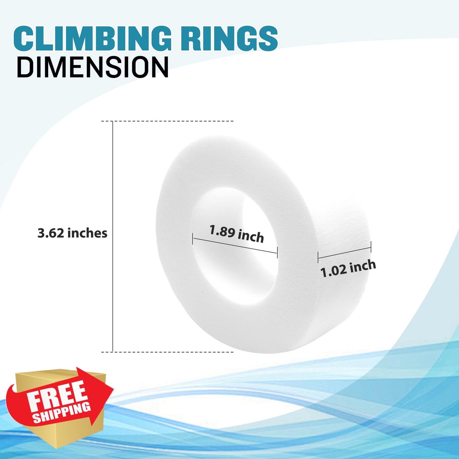 Vizava Dolphin Pool Cleaner Foam Ring 4PK