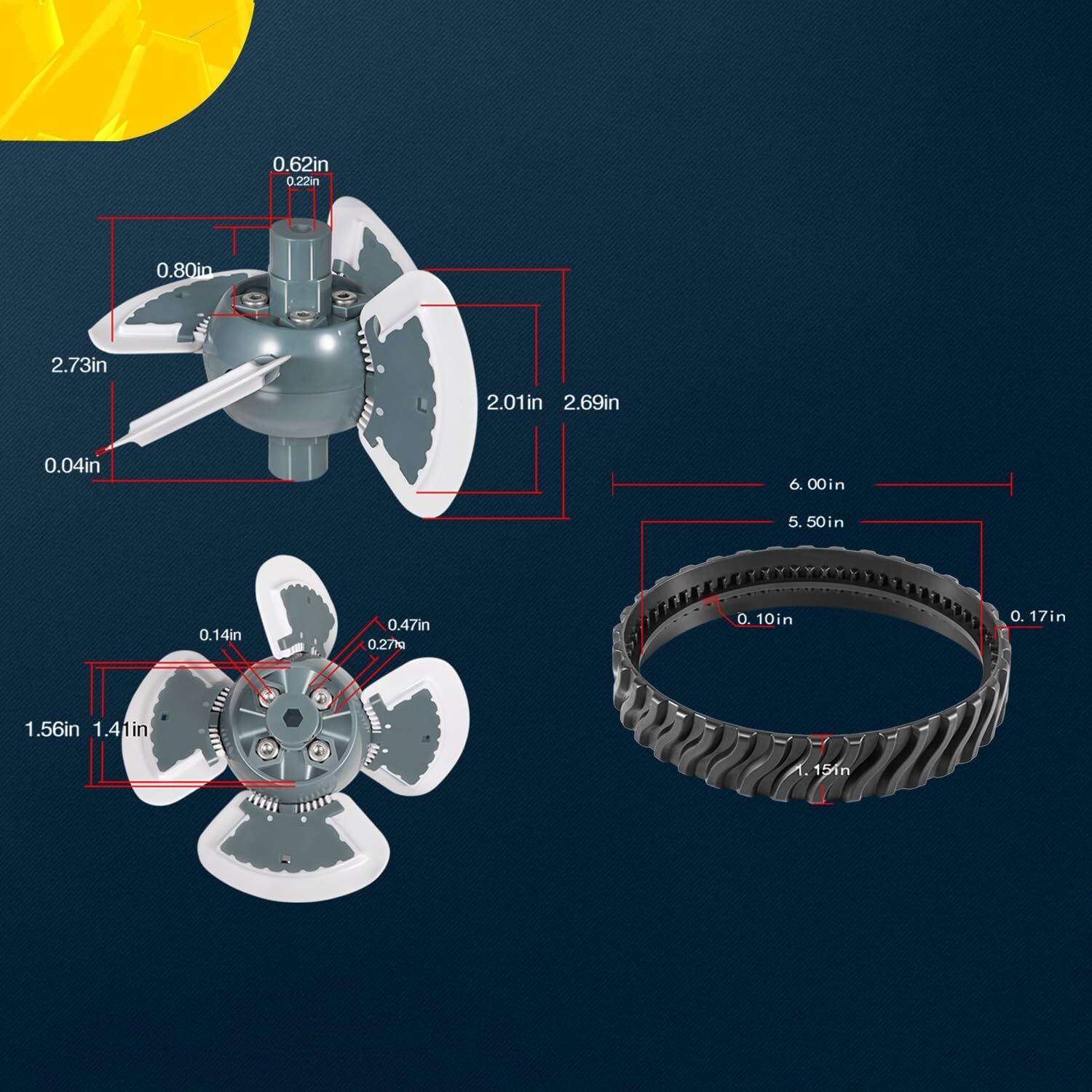 Tune Up Rebuild Kit R0796200 for Zodiac Baracuda MX6, MX8, MX6 Elite & MX8 Elite