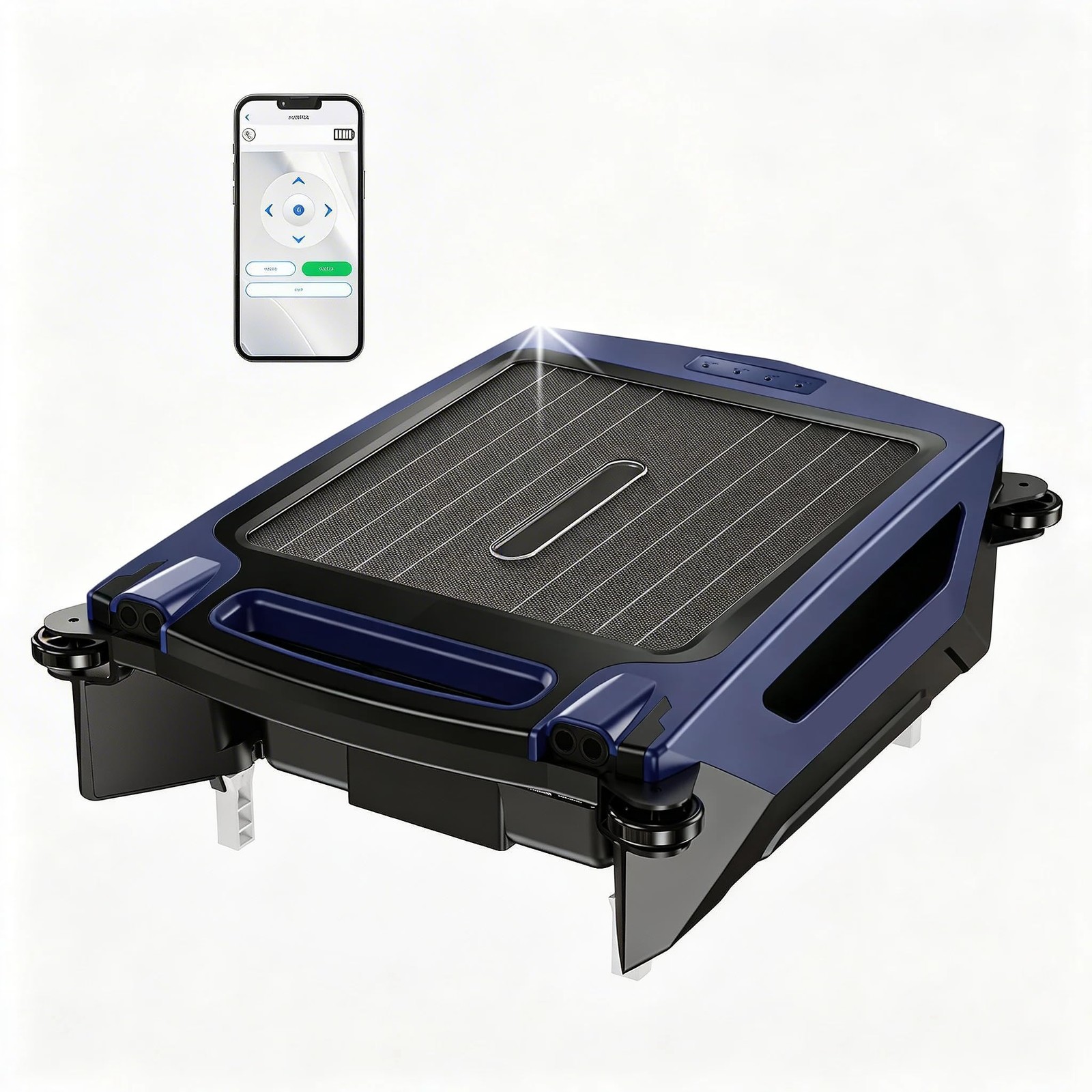 2026 New Model Solar Pool Skimmer Robot, APP Control, Pool Surface Cleaner Ro…