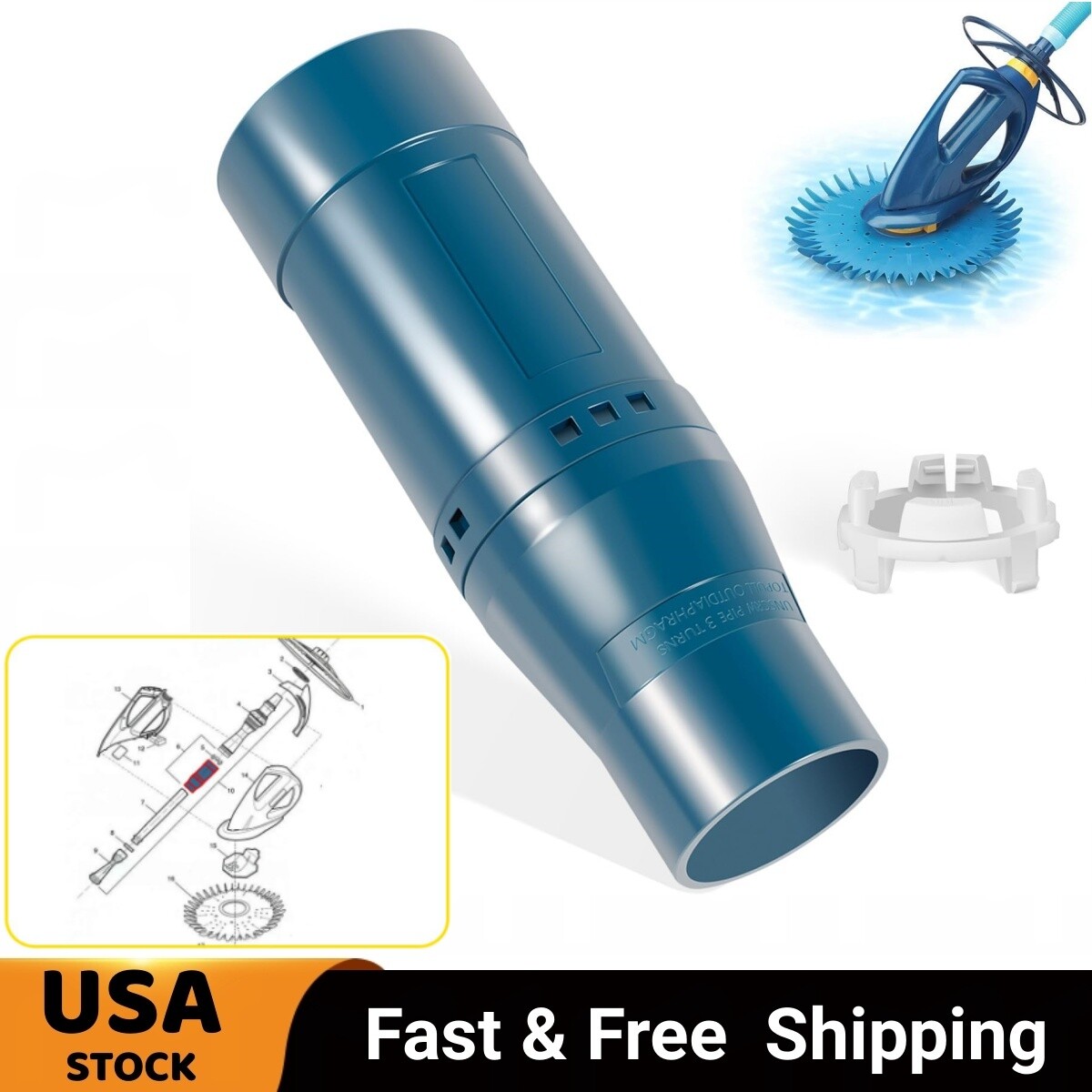 For Zodiac Baracuda G3 & G3 Pro Pool Cleaner Vacuum Cassette Chamber W70345